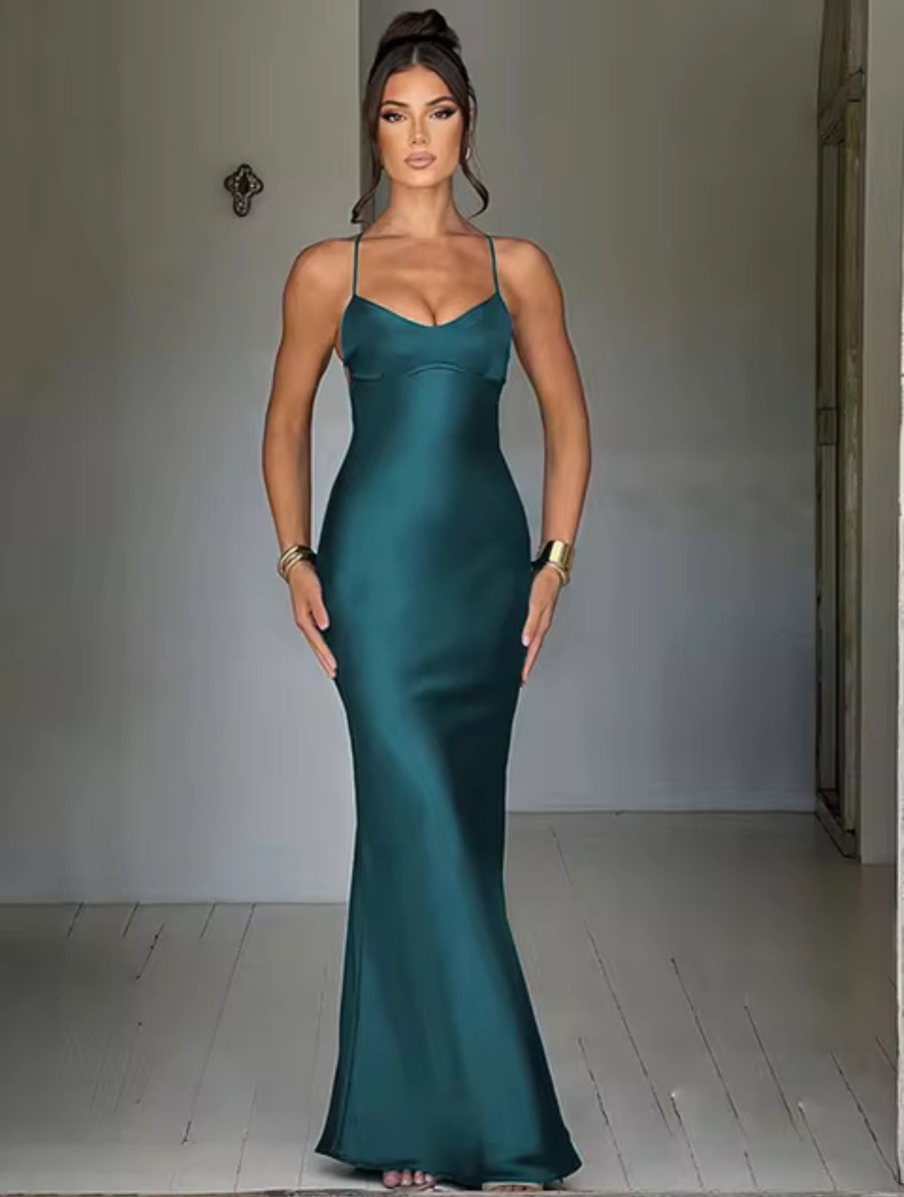 Avrilyaan satin rücken frei schlank sexy kleid frauen bodycon langes sommerkleid meerjungfrau elegante nachtclub party kleider vestidos